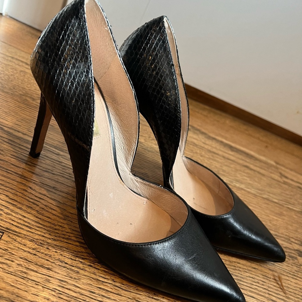 Louise et Cie Black Stiletto Heels Size 8